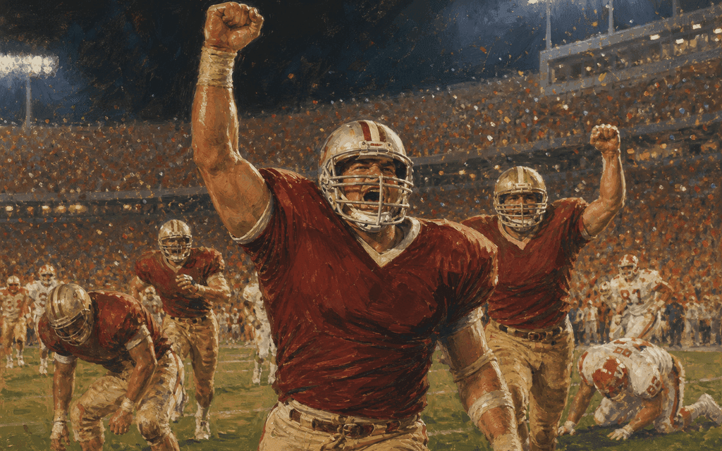 Illustrated moment from Boz & the '86 Defense